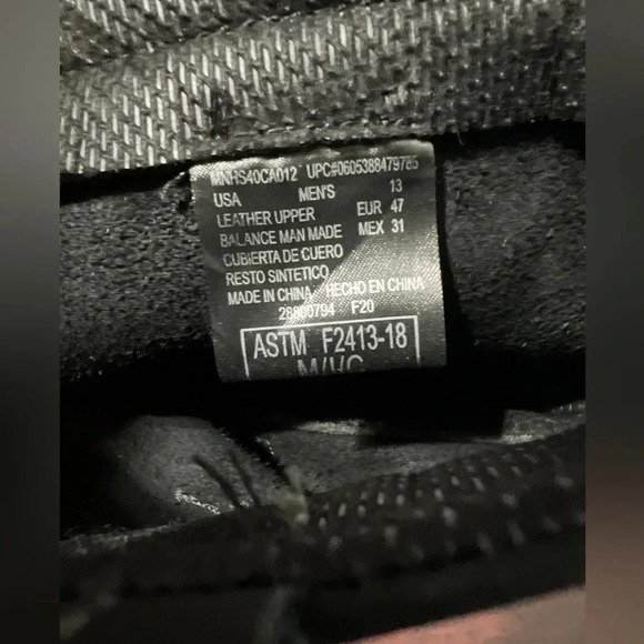 Herman Survivors Men's Size 13 Black  Steel Toe Theo Boots  Leather Oil/Slip Res - Picture 7 of 9